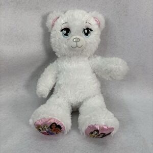 Build A‎ Bear Disney Princess Sparkly White Teddy Bear BAB 25th Celebration Toy